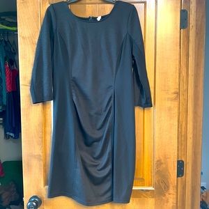 🔻PRICE DROP! Black Old Navy Maternity Dress 3/4 sleeve Knee Length-Medium